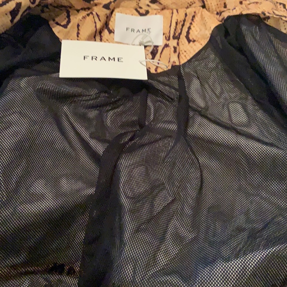Frame Python Print Hooded Trench Coat - Picture 14 of 16